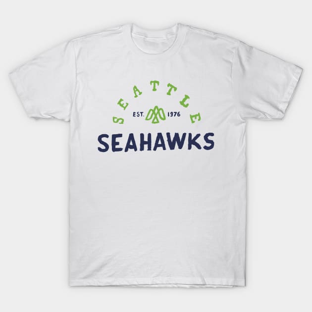 Seattle Seahaaaawks 13 T-Shirt by Very Simple Graph